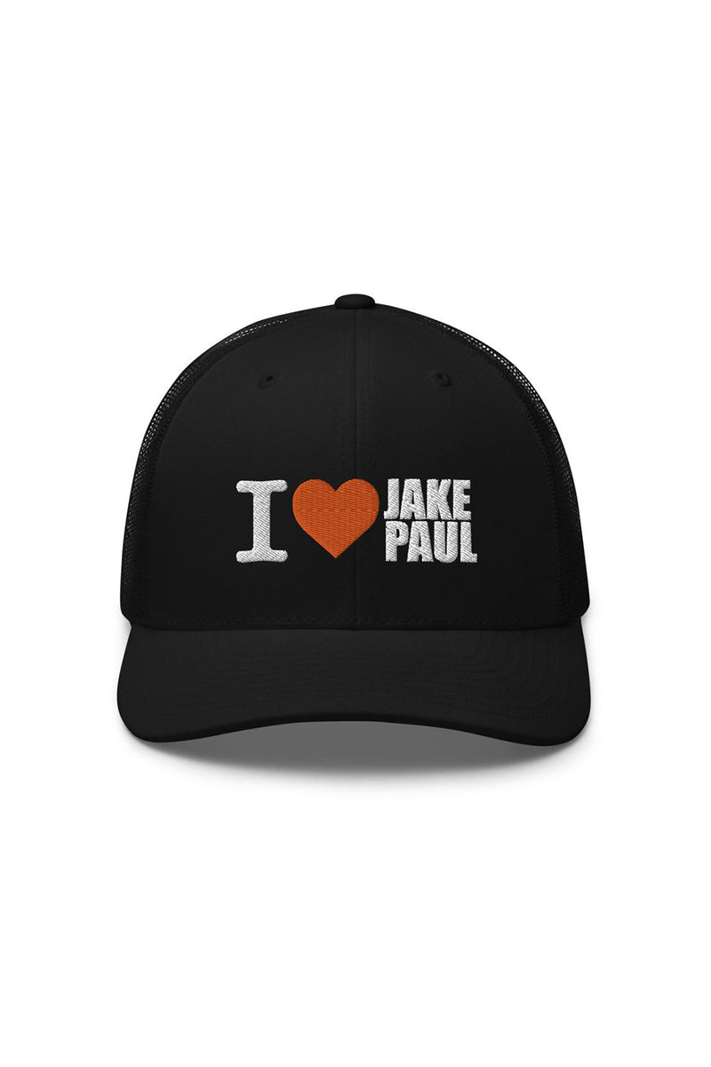 I Love Jake Paul Black Trucker Hat