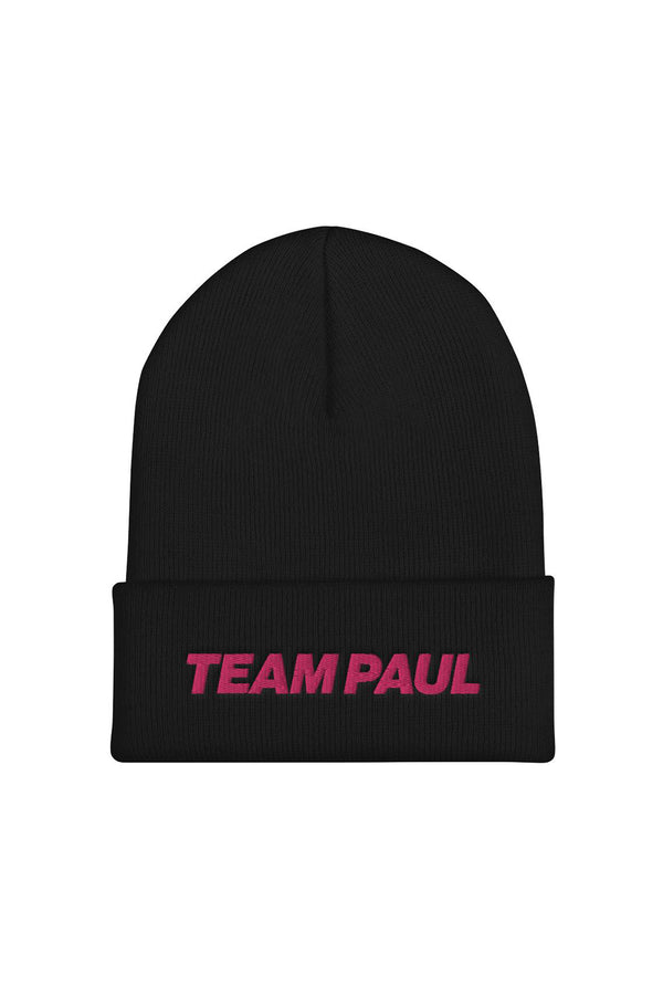 Team Paul Black Beanie